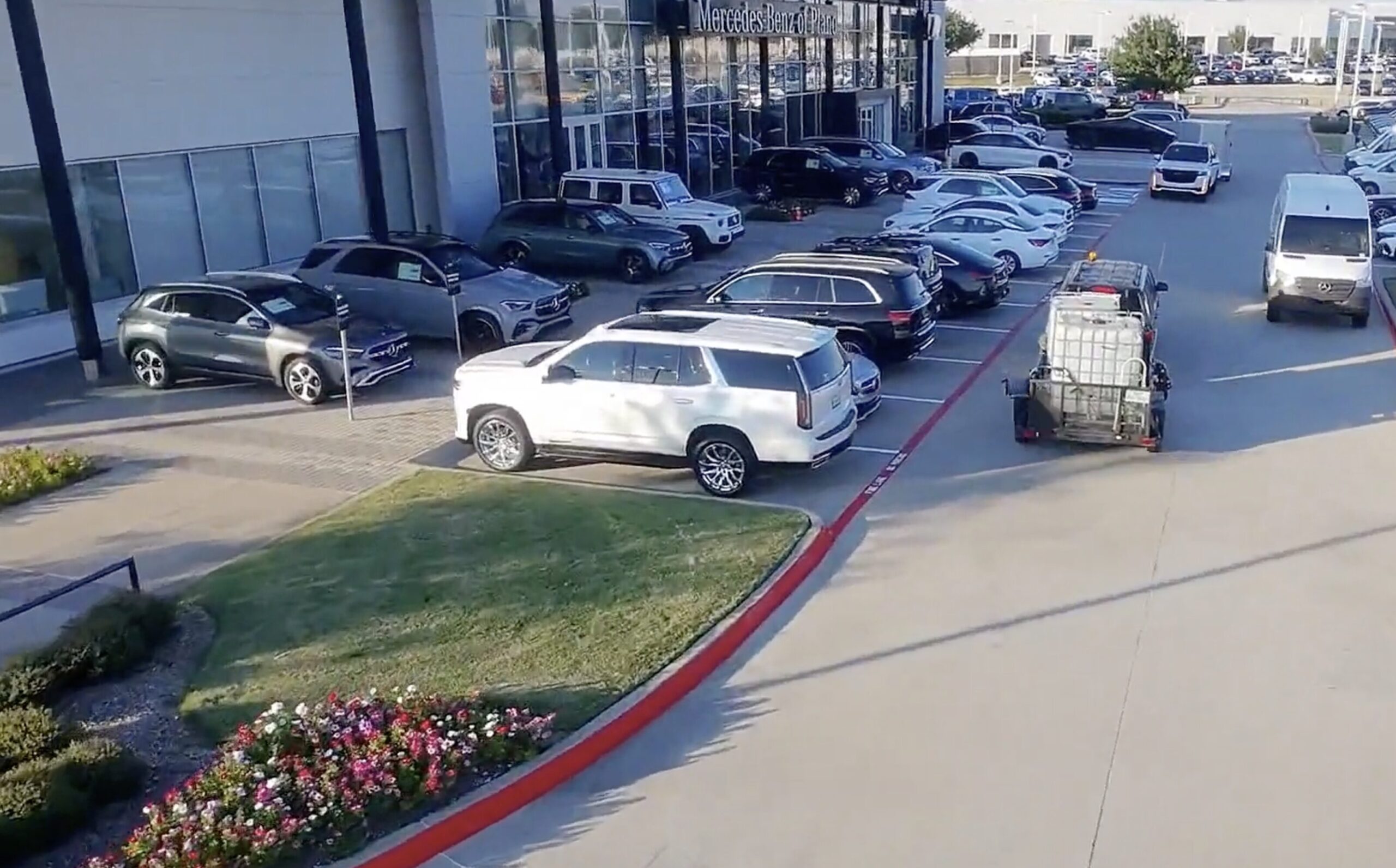 Luxury Dealership Parking Lot Striping